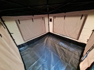 MODÜLER TENTE-ÇADIR, GAZEBO ÇADIR - 40 mm iskelet (HAKİ - K.BEJ)
