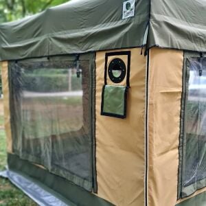 MODÜLER TENTE-ÇADIR, GAZEBO ÇADIR - 40 mm iskelet (HAKİ - K.BEJ)