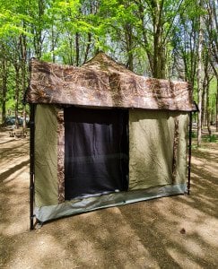 KAMP ÇADIRI  ( 40 mm siyah iskeletli )