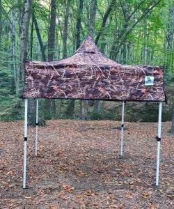 2X2 TENTE / ÇADIR - 30 mm iskelet (SAZ DESEN KAMUFLAJ - K.BEJ) BAGAJ BOY