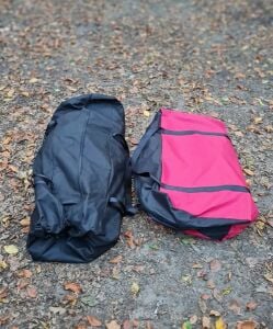 2X2 TENTE / ÇADIR - 30 mm iskelet (SAZ DESEN KAMUFLAJ - K.BEJ) BAGAJ BOY